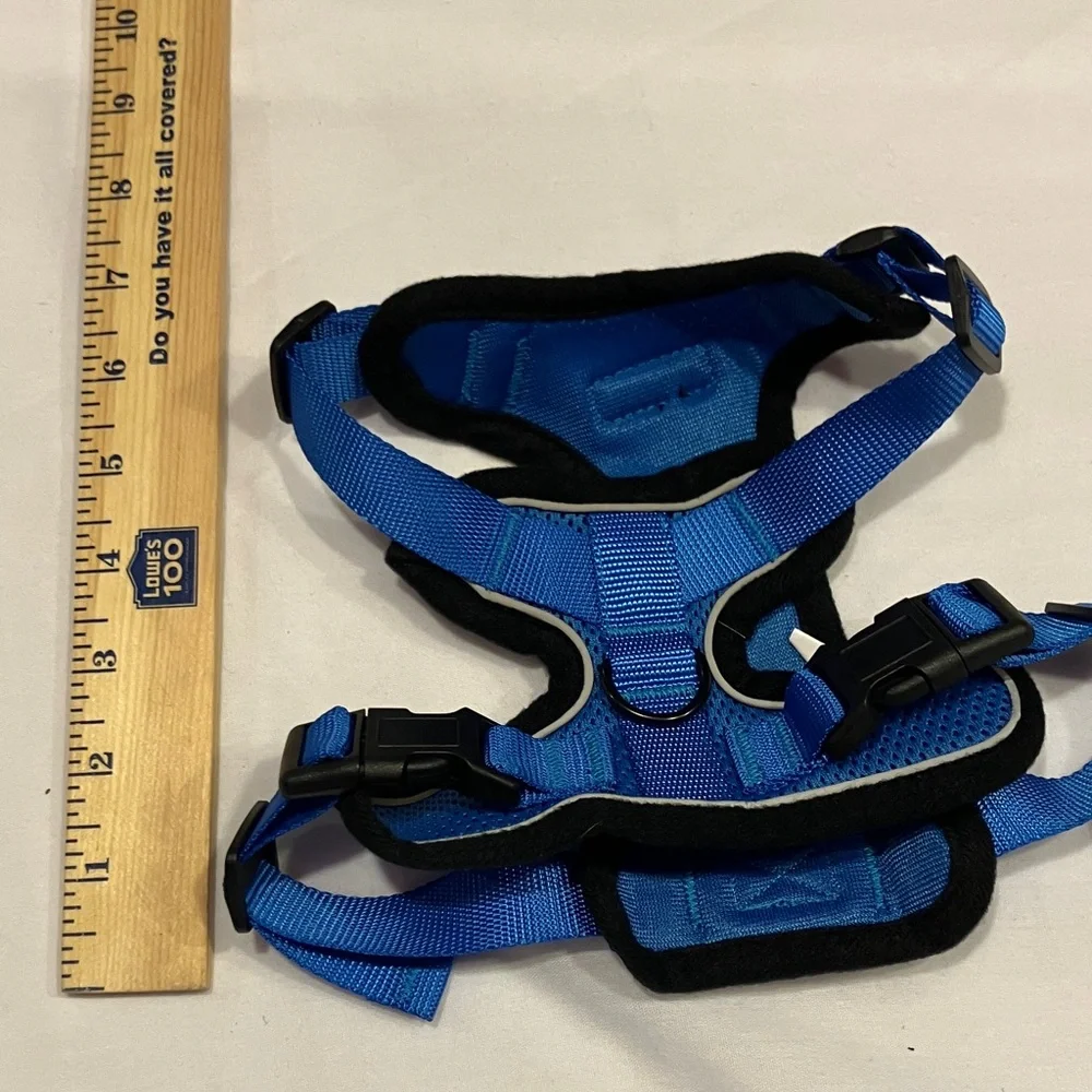 Blue Small Pet Harness and Leash Set
